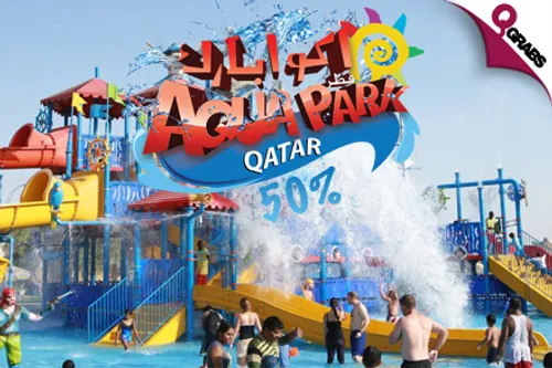 For QR50 escape the last of summer’s heat and splash your way into a day of water-filled adventures at Aqua Park! (QR100 Value)